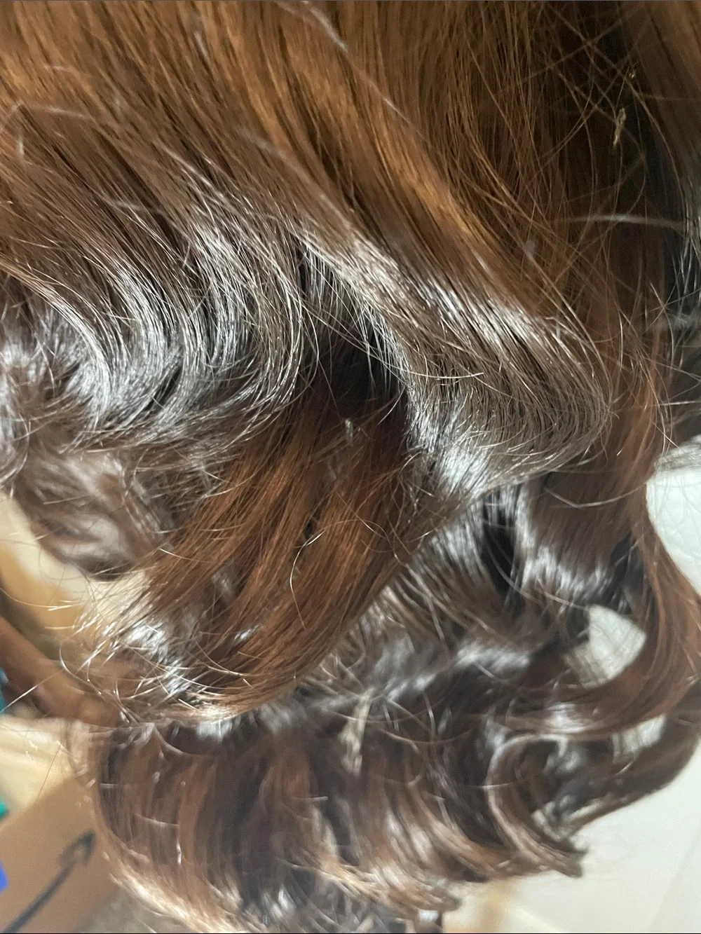 Lace Front Women's Long Wavy Wig - Dark Brown